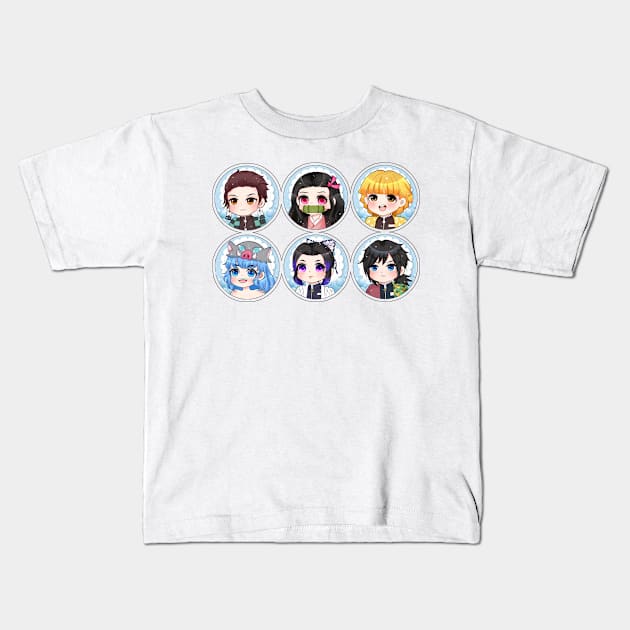 Kimetsu no Yaiba Tshirt Kids T-Shirt by  Chirido_Bin